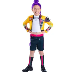 Déguisement enfant fille KPOP Rumi jaune 7/8ans