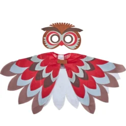 Déguisement enfant Hibou masque et cape 4/6 ans