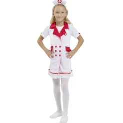 Déguisement enfant infirmière robe et serre-tête 7/10ans