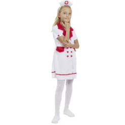 Déguisement enfant infirmière robe et serre-tête 7/10ans