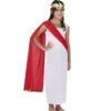 Déguisement fille Déesse robe et bandeau blanc or 4/6 ans