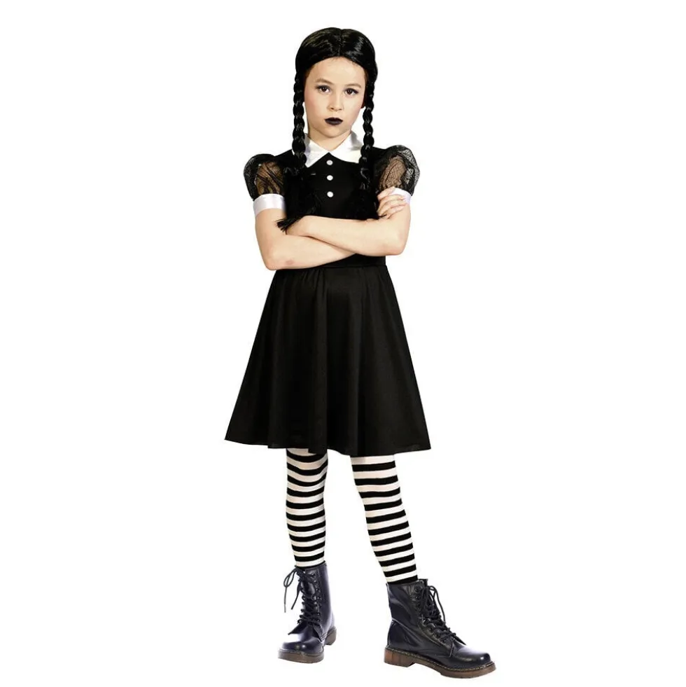 Déguisement Mercredi Addams enfant 7/10ans