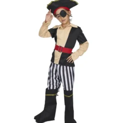 Déguisement pirate avec cache oeil 4/6 ans
