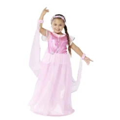 Déguisement princesse rose brillant 7/10 ans