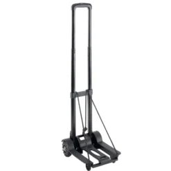 Diable compact pliant transport 50kg métal et plastique noir