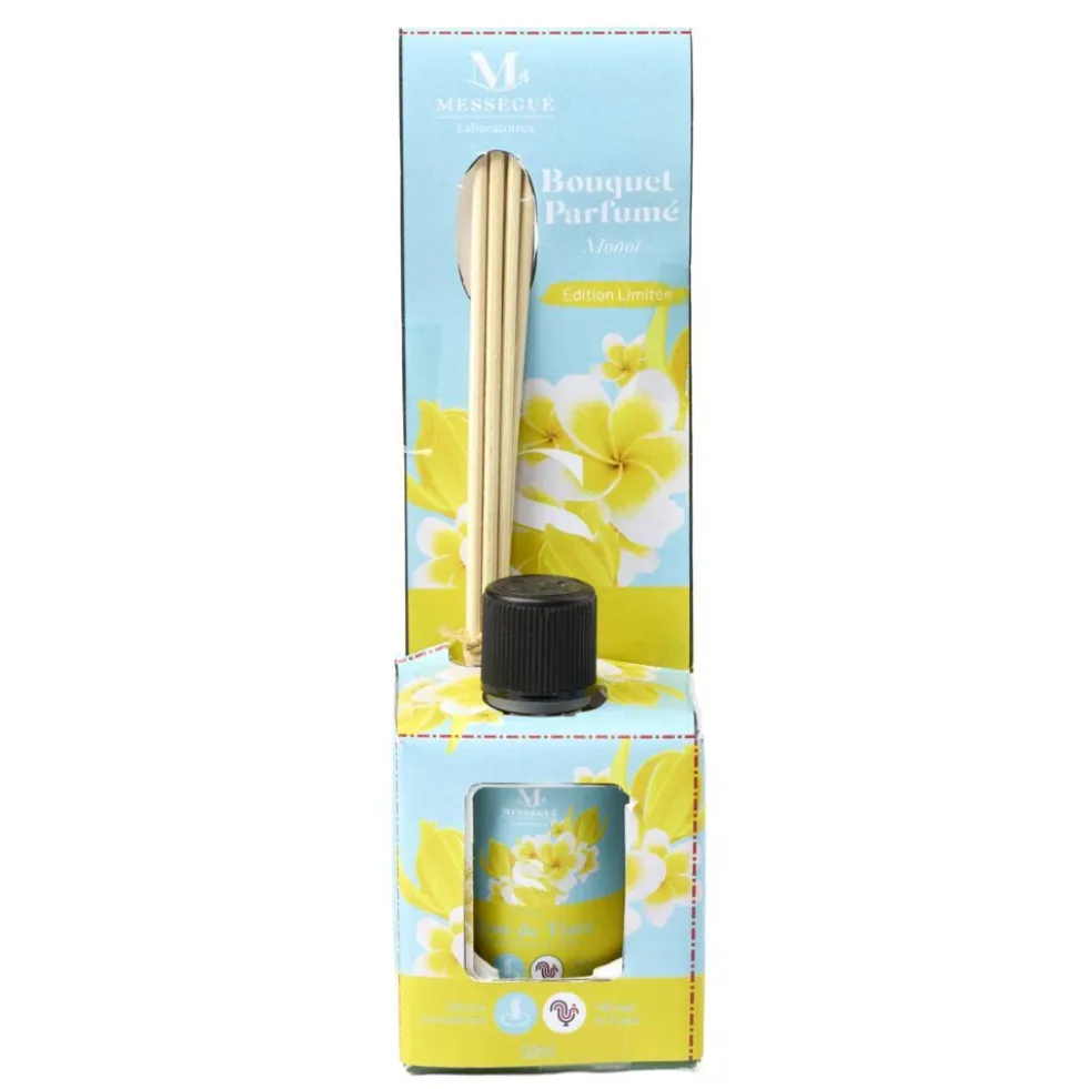 Diffuseur à bâtonnets Mességué Petit Bouquet Monoï 50ml
