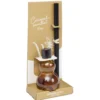 Diffuseur à bâtonnets 50ml Capilla en verre noir Ø5xH8,5cm (4 modèles)