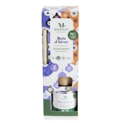 Diffuseur à bâtonnets 80ml Mességué bouquet parfumé bois d'hiver
