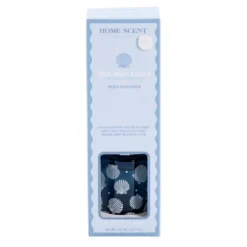 Diffuseur à bâtonnets 100ml motif bord de mer bleu Ø2,5xH9,5cm (2 modèles)