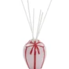 Diffuseur en grès motifs noeuds senteur rose et bergamote 100ml