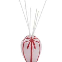 Diffuseur en grès motifs noeuds senteur rose et bergamote 100ml