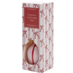 Diffuseur en grès motifs noeuds senteur rose et bergamote 100ml