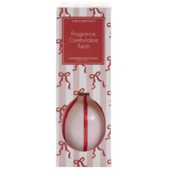Diffuseur en grès motifs noeuds senteur rose et bergamote 100ml