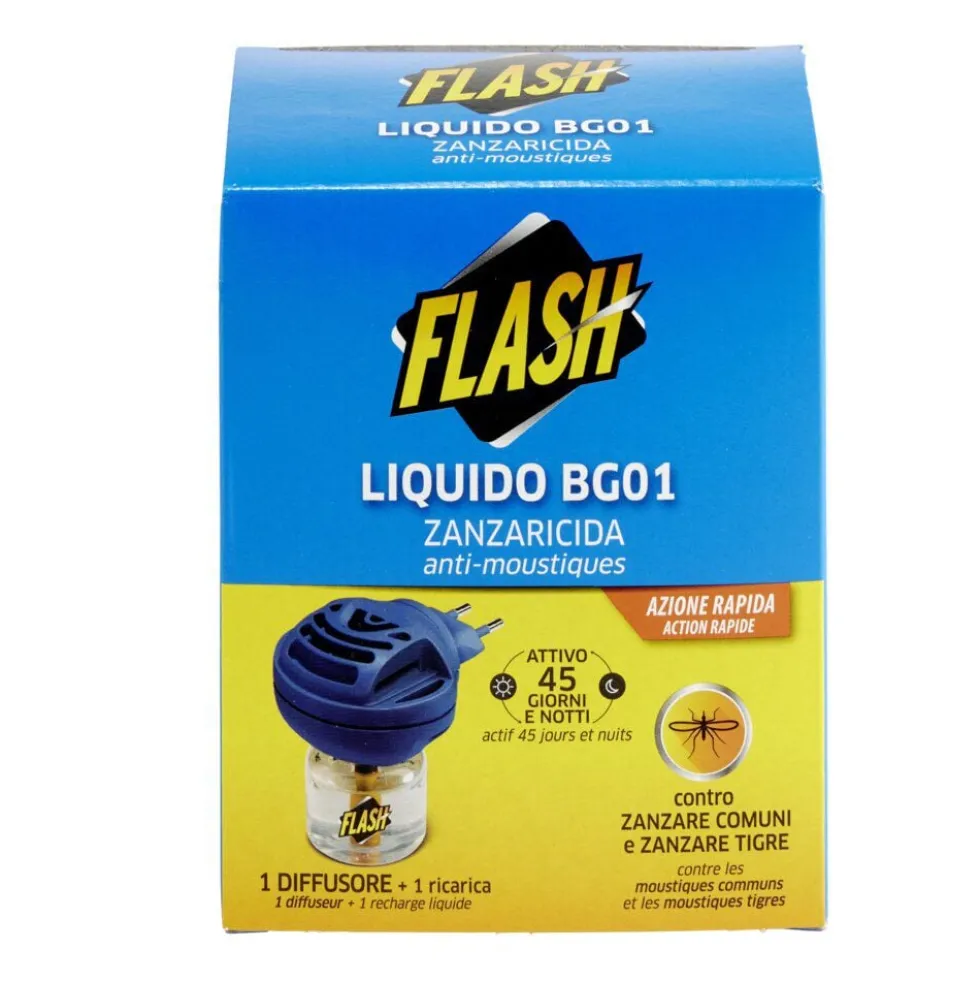 Diffuseur électrique anti moustiques Flash 1 recharge liquide