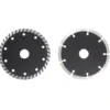 Disque diamant acier 125/115mm x2
