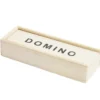Domino dans boîte en bois 28 pièces