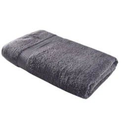 Drap de bain maxi 90x150cm coton gris fusain