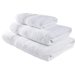 Drap de bain 70x130cm coton blanc craie