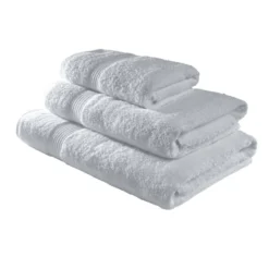 Drap de bain 70x130cm coton gris acier