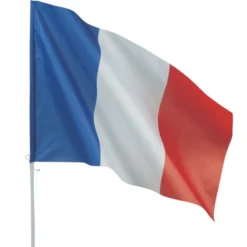 Drapeau France tricolore 100x90 cm