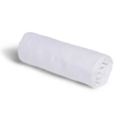 Drap housse 160x200cm 100% coton blanc