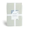 Drap housse 90x190cm 100% coton vert céladon
