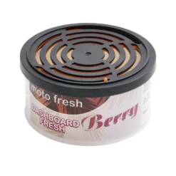 Désodorisant pour voiture x2 forme ronde senteur citron Ø7xH3,5cm