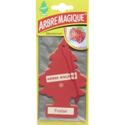 Désodorisant voiture arbre magique senteur fraise