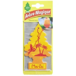 Désodorisant voiture arbre magique senteur Mai-Tai