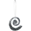Embrasse aimantée forme spirale noire