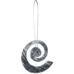 Embrasse aimantée forme spirale noire