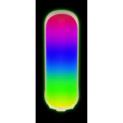 Enceinte lumineuse RGB 2X5W rechargeable Ø8cmx22,4cm