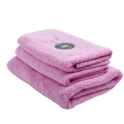 Ensemble de bain coton 2 serviettes 50x80cm et 1 drap de douche 70x130cm
