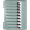 Essoreuse à salade et mandoline 2en1 plastique bleu 7 pièces Ø22,5xH13cm