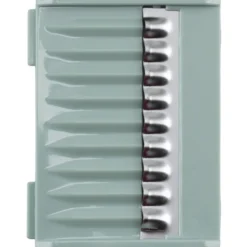 Essoreuse à salade et mandoline 2en1 plastique bleu 7 pièces Ø22,5xH13cm