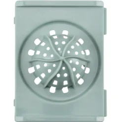 Essoreuse à salade et mandoline 2en1 plastique bleu 7 pièces Ø22,5xH13cm