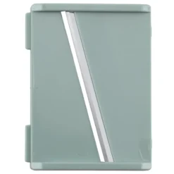 Essoreuse à salade et mandoline 2en1 plastique bleu 7 pièces Ø22,5xH13cm