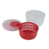 Essoreuse à salade 2,5L plastique rouge Ø20xH14cm