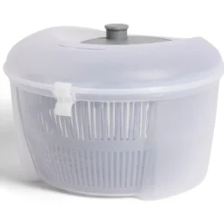 Essoreuse à salade plastique gris Ø24xH16cm