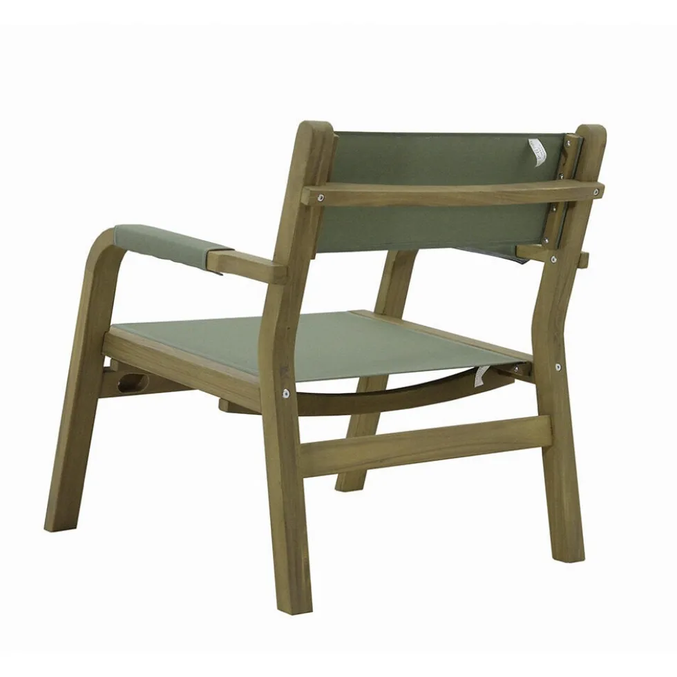 Fauteuil de jardin Bali acacia vert H72cm