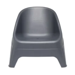 Fauteuil de jardin Neo plastique gris anthracite 76,5xP79,5xH57,5cm