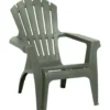 Fauteuil de jardin relax plastique vert 75x86xH86cm
