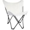 Fauteuil relax Noa pliable beige L60xP78xH86cm