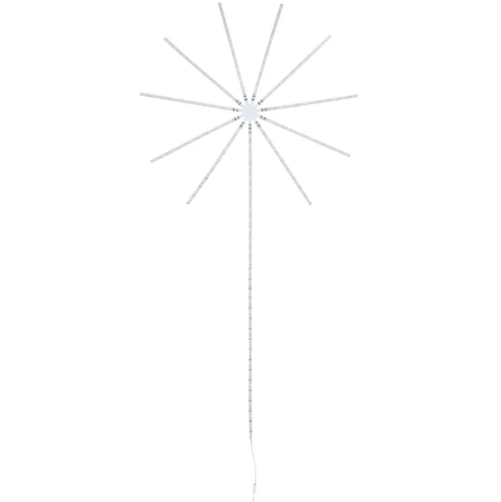 Feu d'artifice led couleurs changeantes H138cm