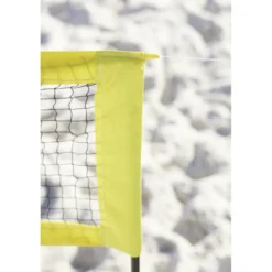 Filet pour volley-ball 4 côtés noir et jaune