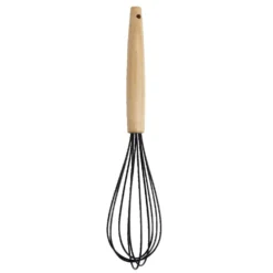 Fouet en silicone avec manche en bois L.30cm