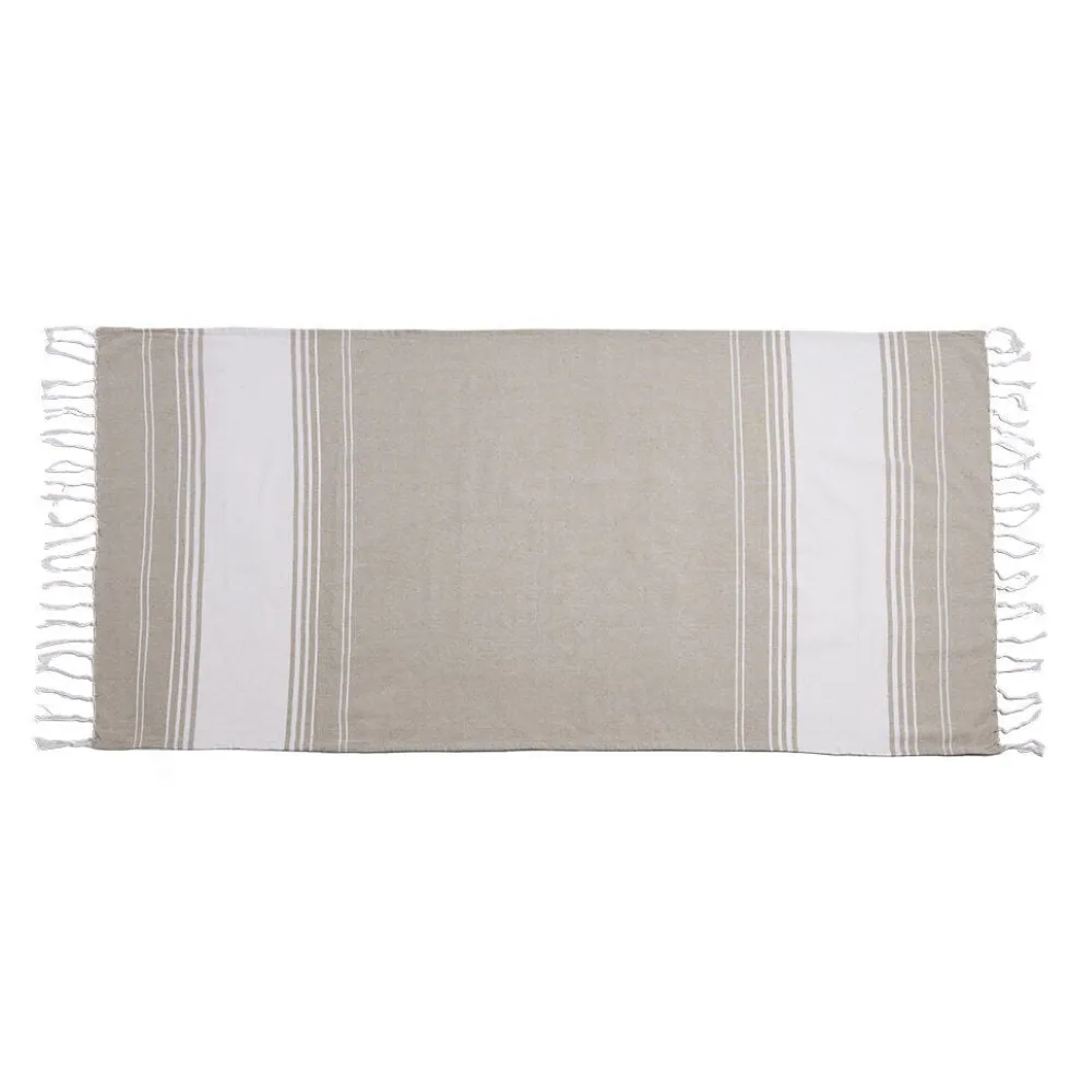 Fouta de plage coton 80x160cm