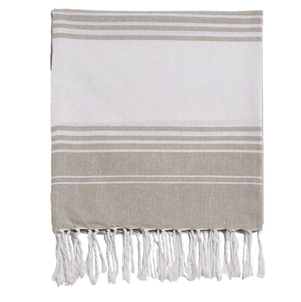 Fouta de plage coton 80x160cm