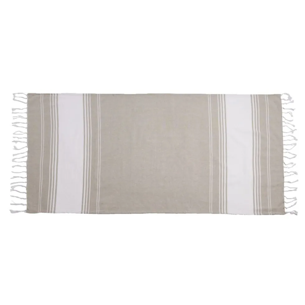 Fouta de plage coton 80x160cm