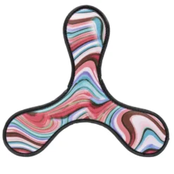 Frisbee disque volant triangle en caoutchouc et néoprène Ø25cm